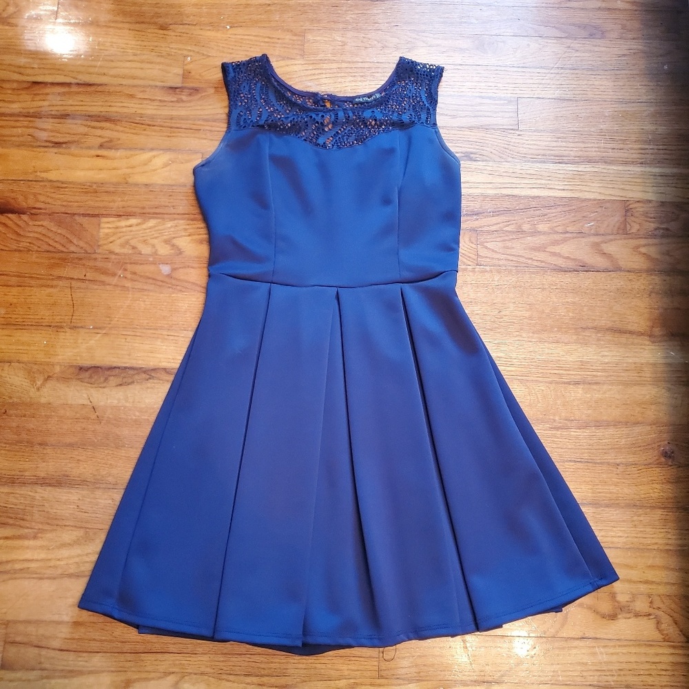 Blue dress